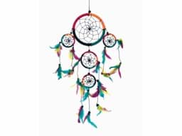 Zeige Details für Dreamcatcher 5er multicolour, ø ca.12 cm Bild von Dreamcatcher 5er multicolour, ø ca.12 cm
