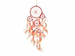 Zeige Details für Dreamcatcher 5er Textil orange/gelb 12 cm Bild von Dreamcatcher 5er Textil orange/gelb 12 cm