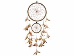 Zeige Details für Dreamcatcher 2er Lederoptik natur Bild von Dreamcatcher 2er Lederoptik natur