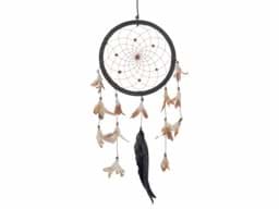 Zeige Details für Dreamcatcher Bast schwarz, ø ca. 12 cm Bild von Dreamcatcher Bast schwarz, ø ca. 12 cm