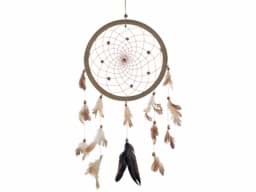 Zeige Details für Dreamcatcher Bast natur, ø ca. 16 cm Bild von Dreamcatcher Bast natur, ø ca. 16 cm