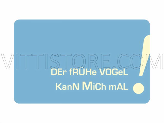 Bild von Frühstücksbrettchen Der frühe Vogel kann mich mal!