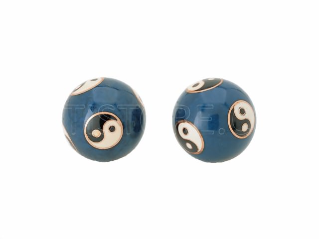 Bild von Qigong Kugeln Yin-Yang blau ø 55 mm