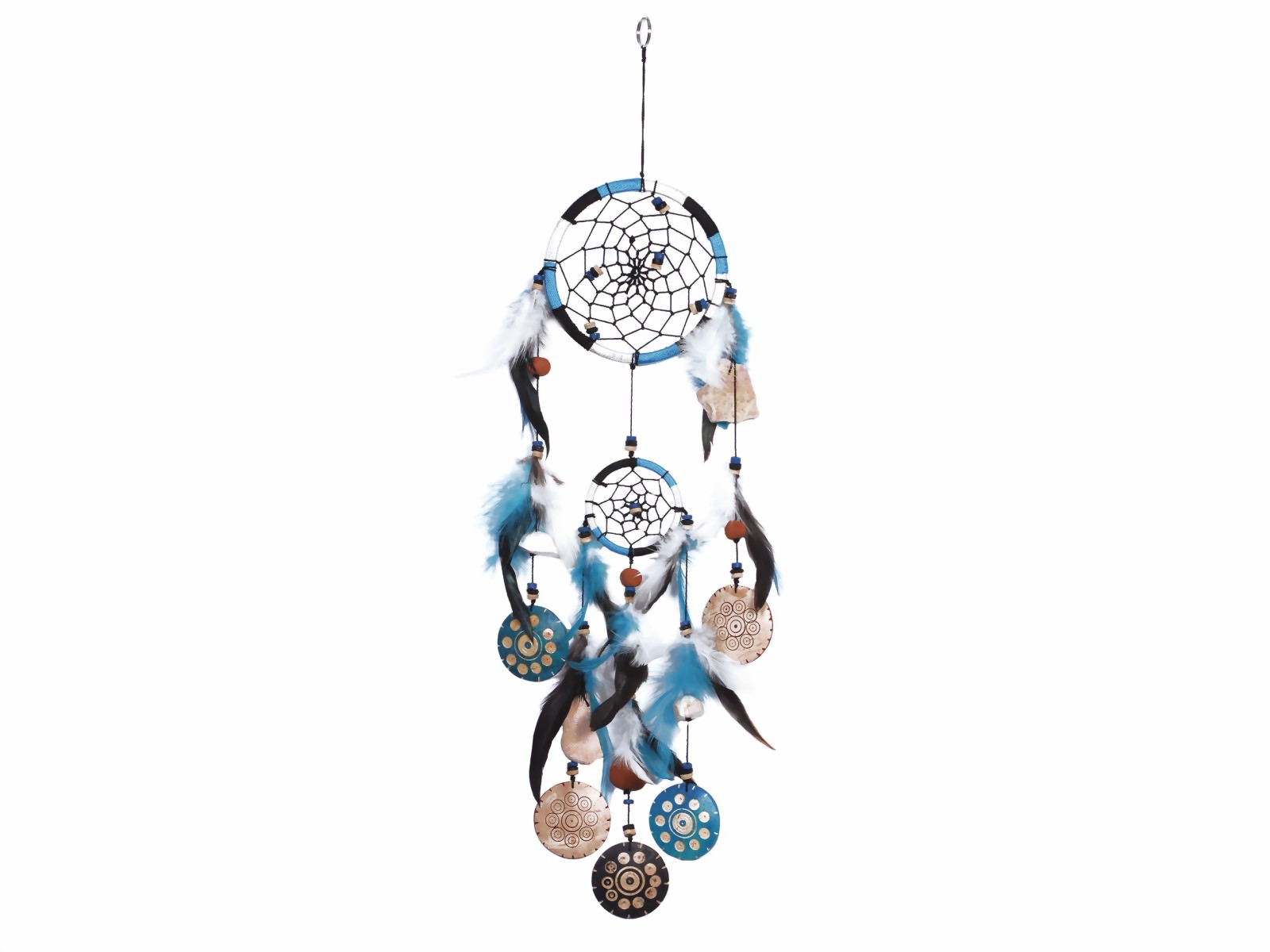 Bild von Dreamcatcher Kokos türkis 12 cm