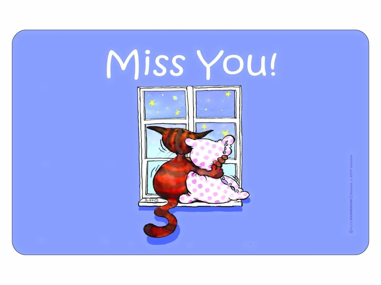 Bild von Frühstücksbrettchen Miss you