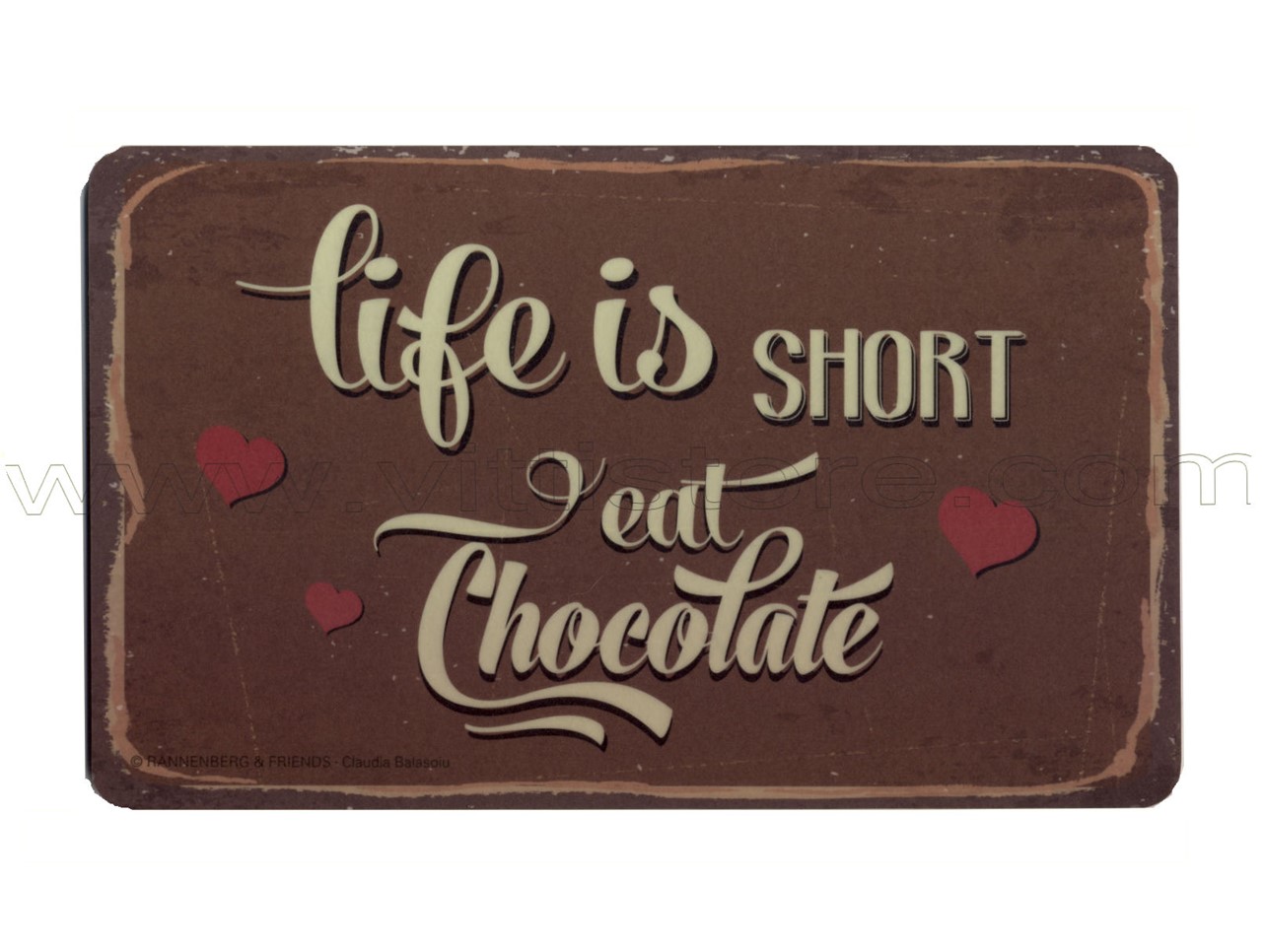 Bild von Frühstücksbrettchen Life is short
