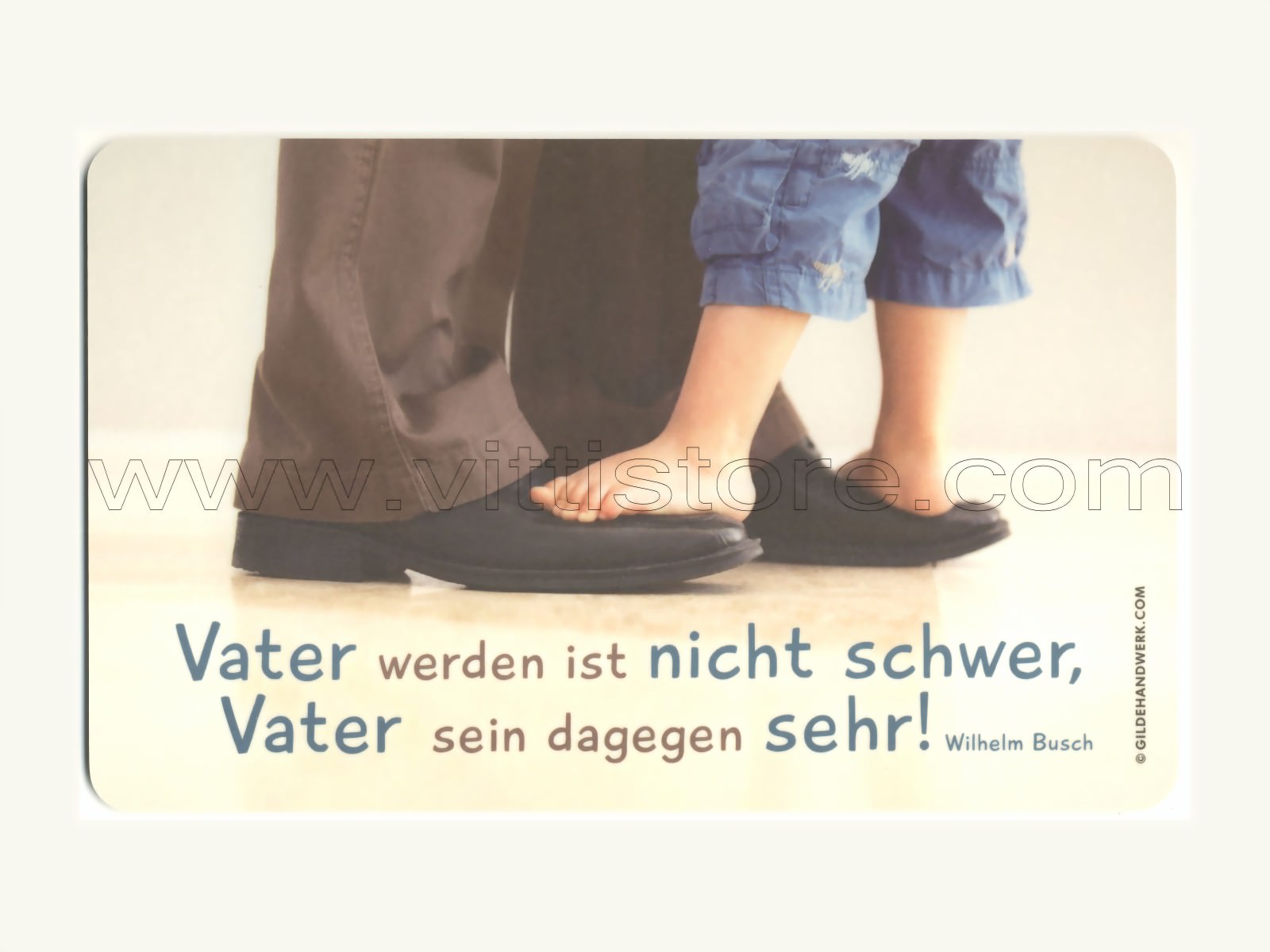 Bild von Frühstücksbrettchen Vater werden ist nicht...