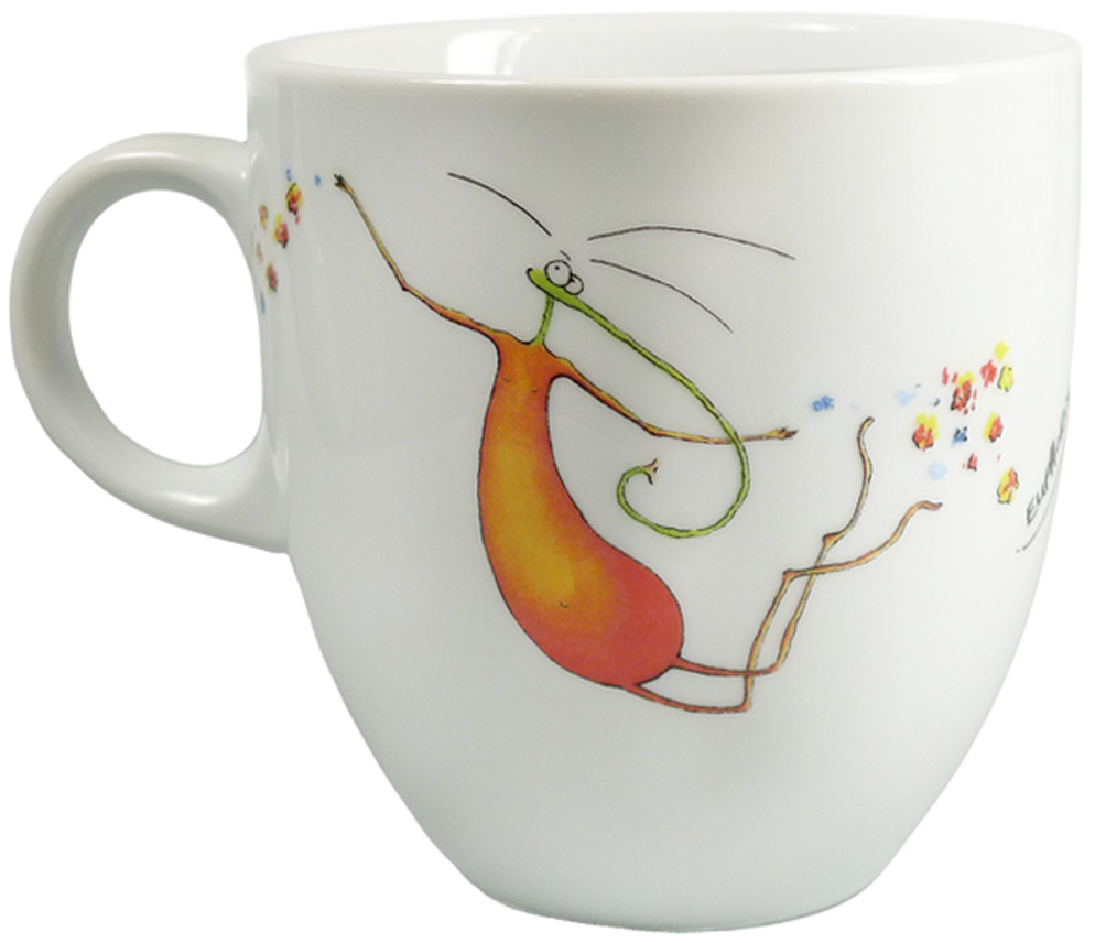 Bild von Tasse Euphorische Fruchtfliege