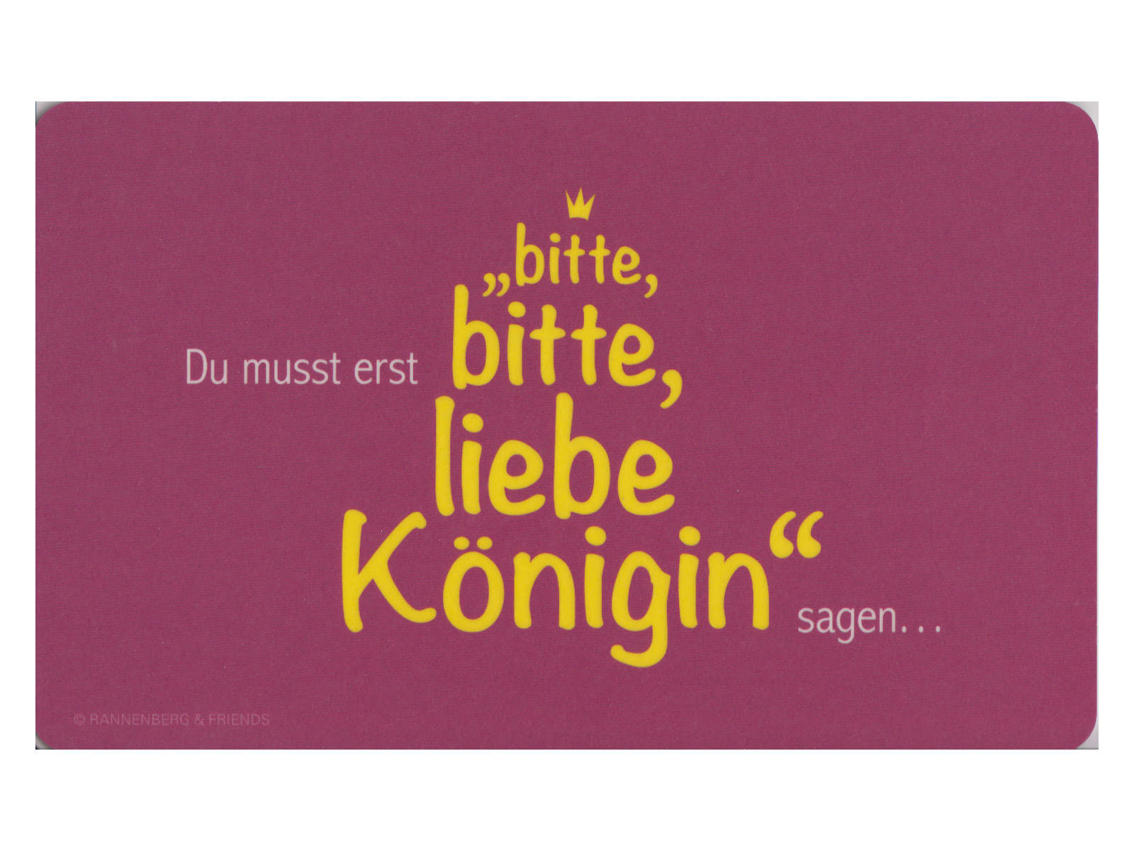 Bild von Frühstücksbrettchen Bitte, bitte, liebe Königin