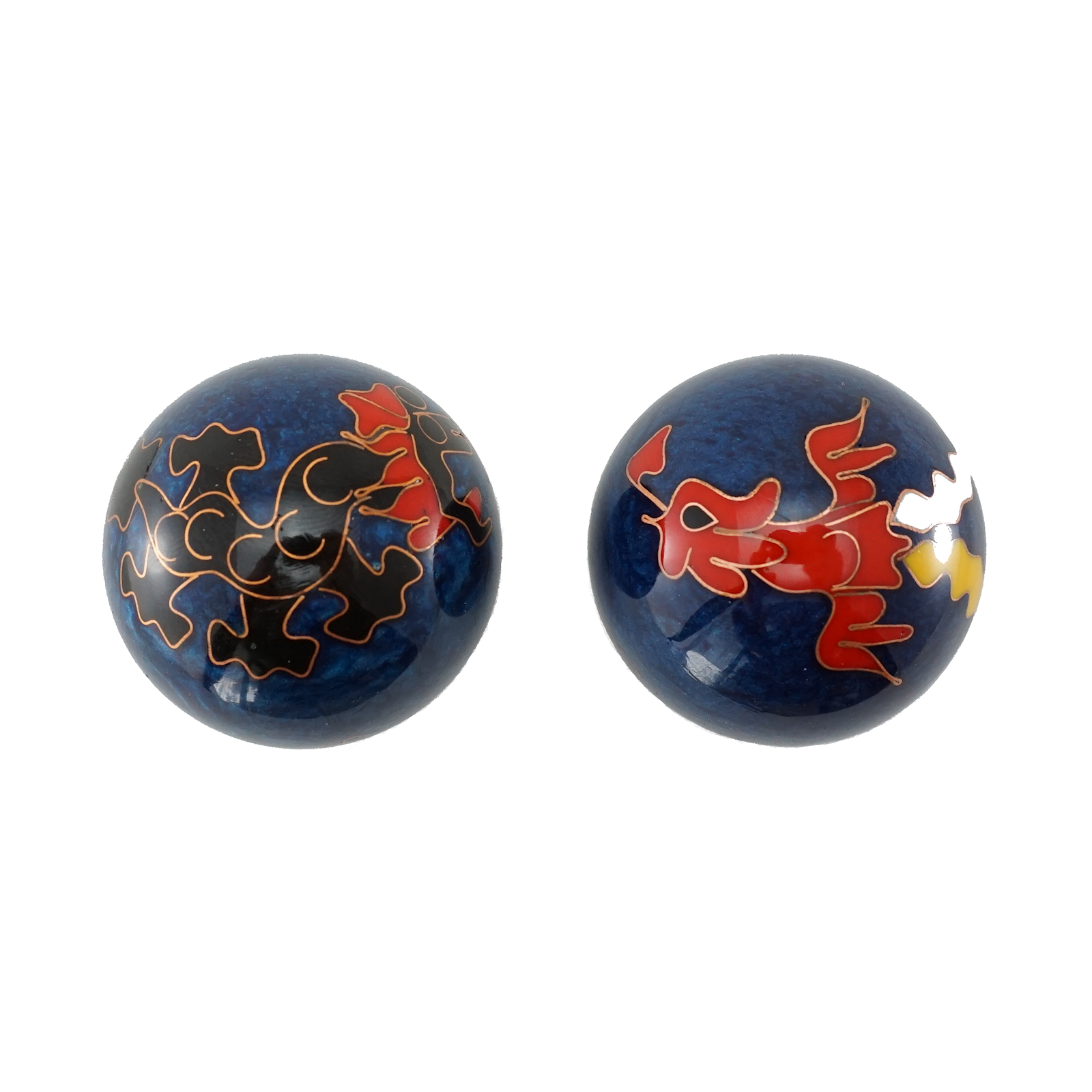 Bild von Qigong-Kugeln Drache blau ø 43 mm