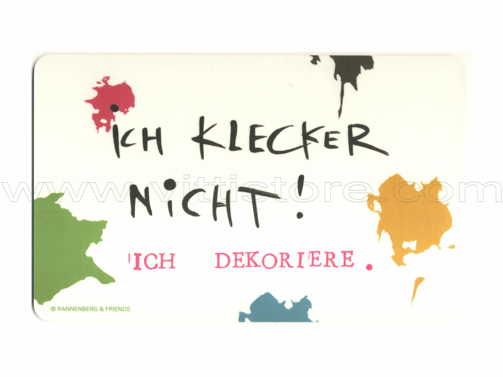 Bild von Frühstücksbrettchen Ich klecker nicht