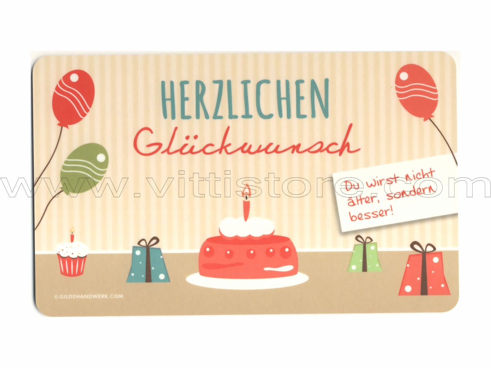 Bild von Frühstücksbrettchen Herzlichen Glückwunsch -