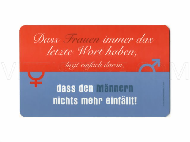 Bild von Frühstücksbrettchen Das Frauen immer ?