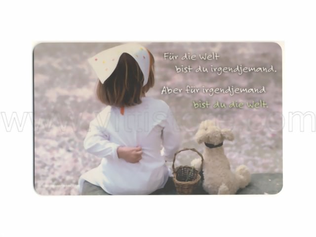 Bild von Frühstücksbrettchen Mädchen mit Kuscheltier