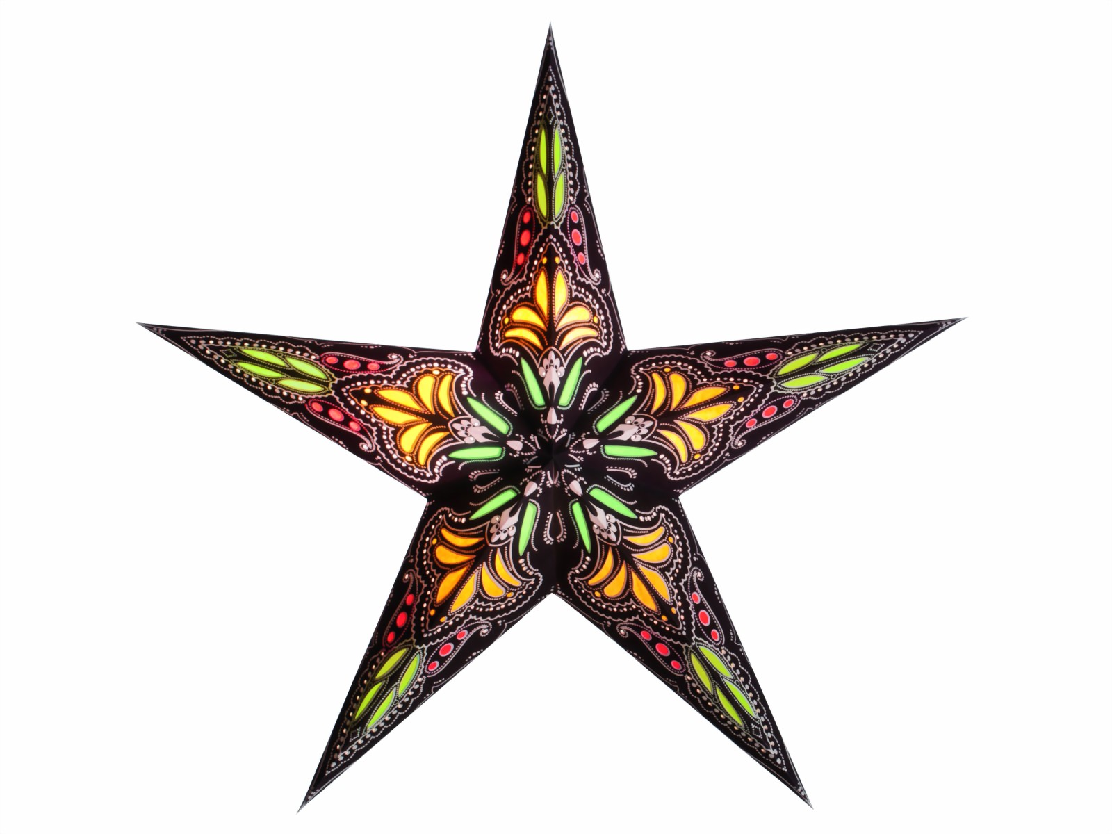 Bild von starlightz jaipur small brown/yellow earth friendly Leuchtstern