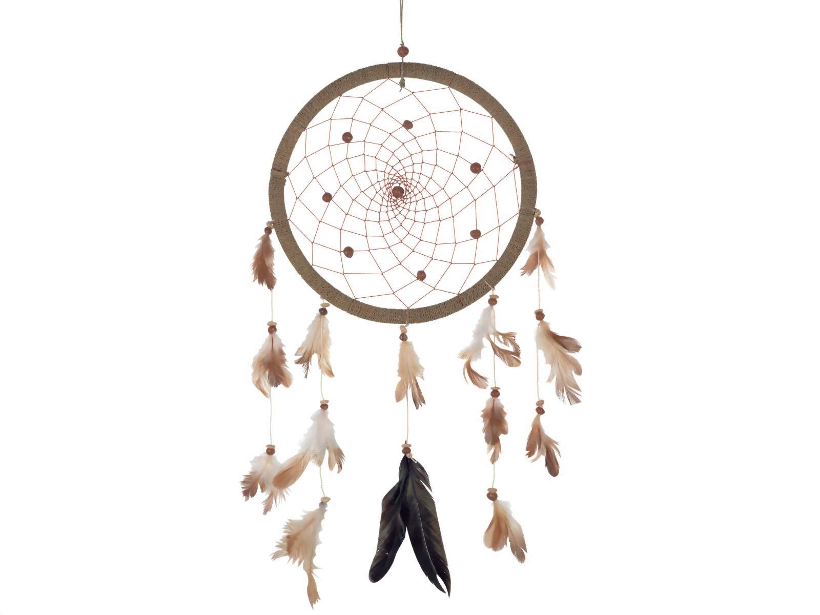 Bild von Dreamcatcher Bast natur 22 cm