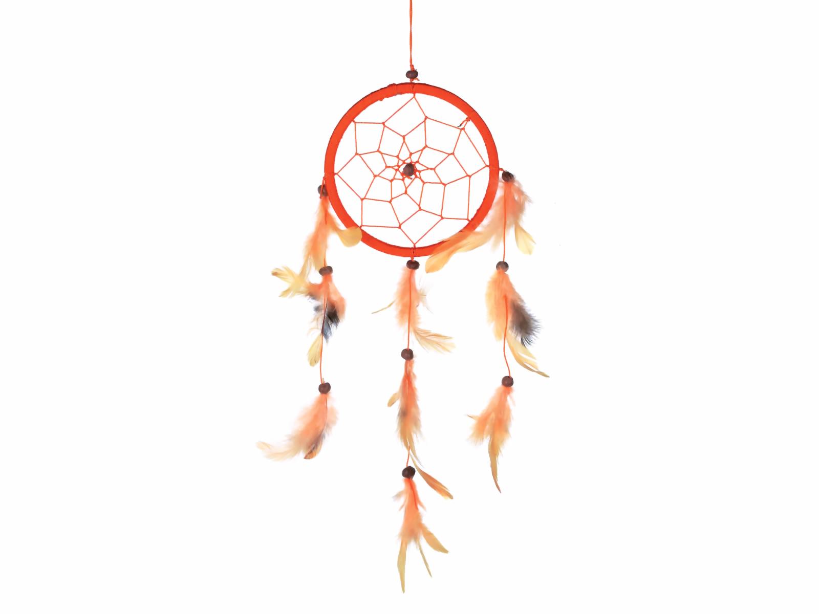 Bild von Dreamcatcher Textil orange/gelb 12 cm