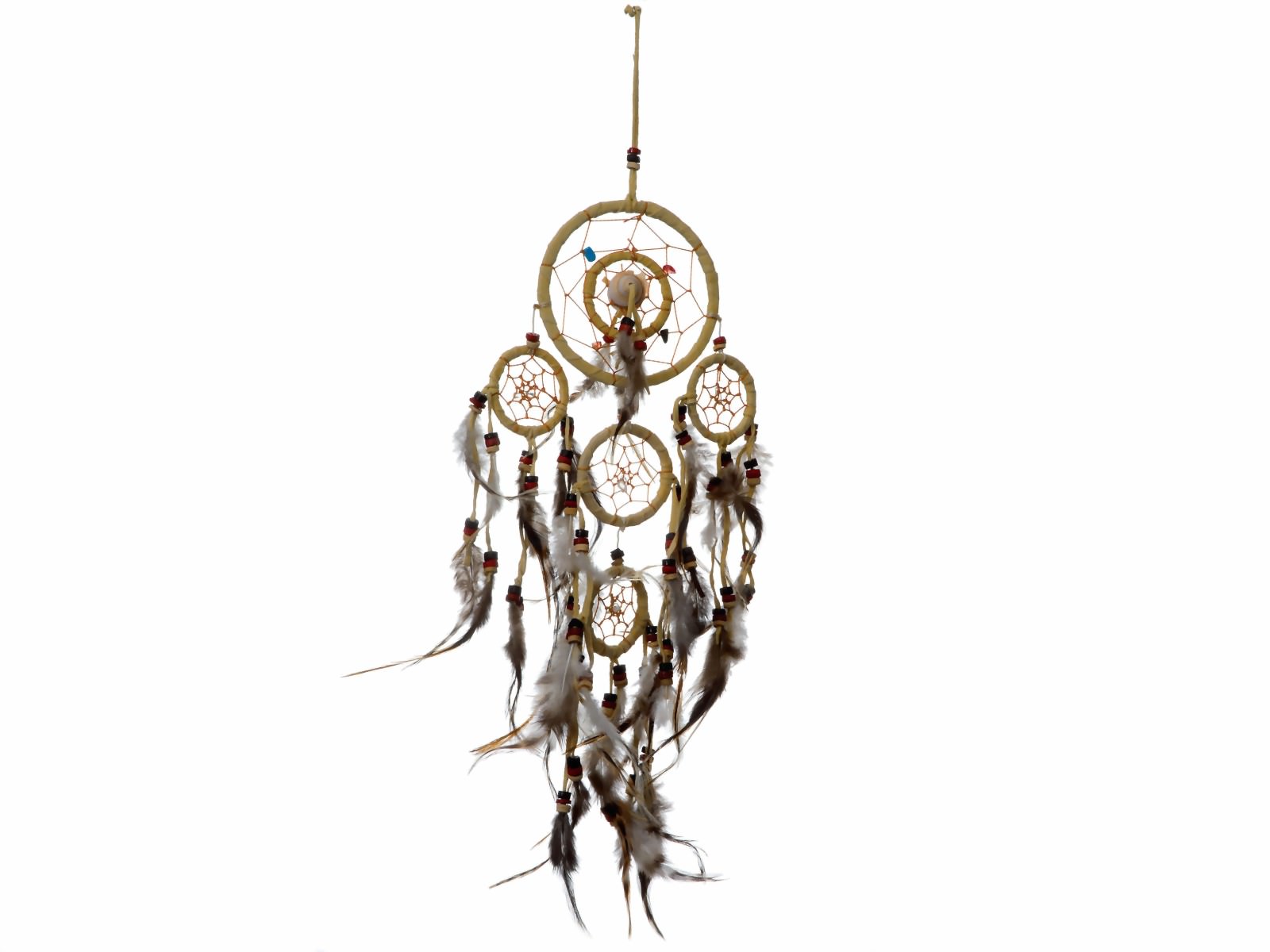 Bild von Dreamcatcher 5er Wildleder natur 22cm