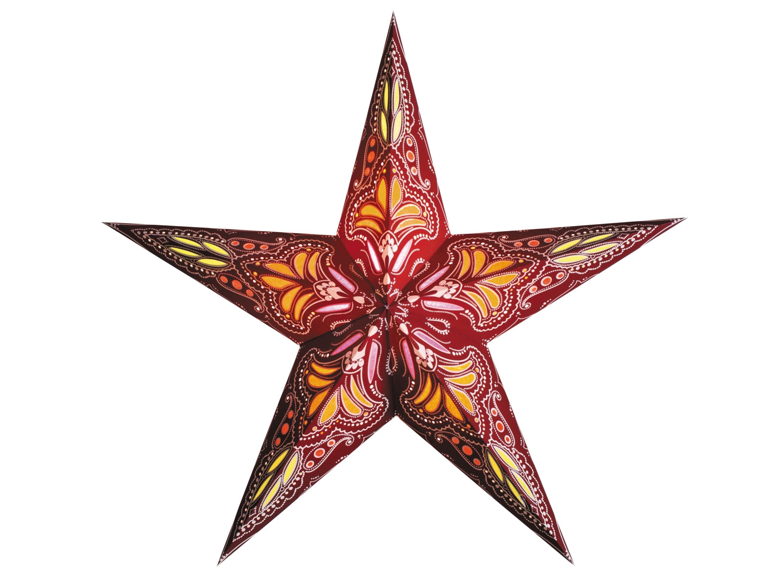 Bild von starlightz jaipur red/orange earth friendly Leuchtstern