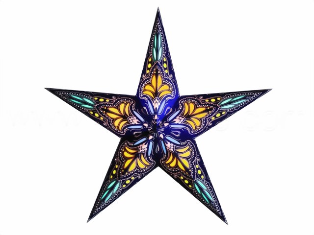 Bild von starlightz jaipur blue/yellow earth friendly Leuchtstern
